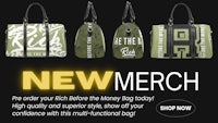 a new bag with the words new merchandise